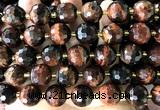 CLS424 15 inches 16mm faceted round red tiger eye gemstone beads
