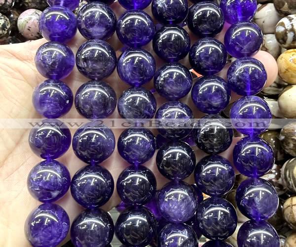 CLS604 15 inches 16mm round amethyst gemstone beads