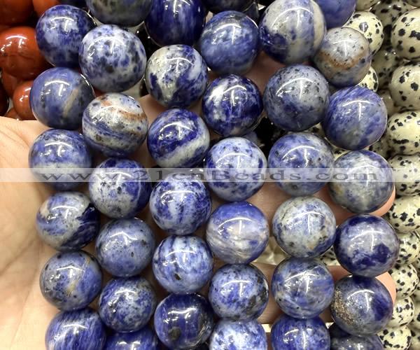 CLS645 15 inches 16mm round sodalite gemstone beads wholesale