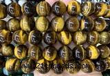 CLS648 15 inches 16mm round yellow tiger eye gemstone beads