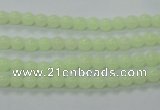 CLU01 15.5 inches 4mm round luminous stone beads wholesale