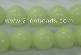 CLU05 15.5 inches 12mm round luminous stone beads wholesale