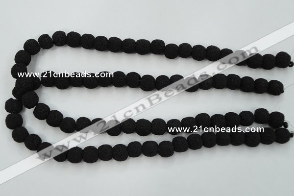 CLV379 15.5 inches 10mm ball dyed lava beads wholesale