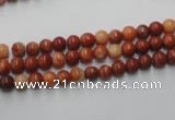 CMA200 15.5 inches 4mm round red malachite beads wholesale