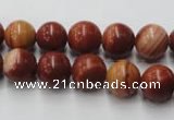 CMA203 15.5 inches 10mm round red malachite beads wholesale