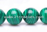 CMA21 15.5 inches 14mm round imitate malachite beads wholesale