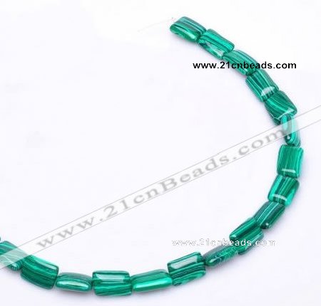 CMA22 10*14mm rectangle imitate malachite beads Wholesale