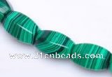 CMA26 10*14mm faceted drum imitate malachite beads Wholesale