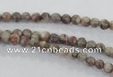 CMB01 15.5 inches 4mm round natural medical stone beads wholesale