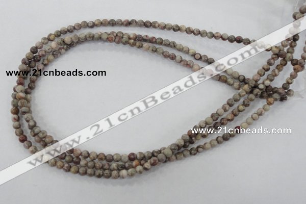 CMB01 15.5 inches 4mm round natural medical stone beads wholesale