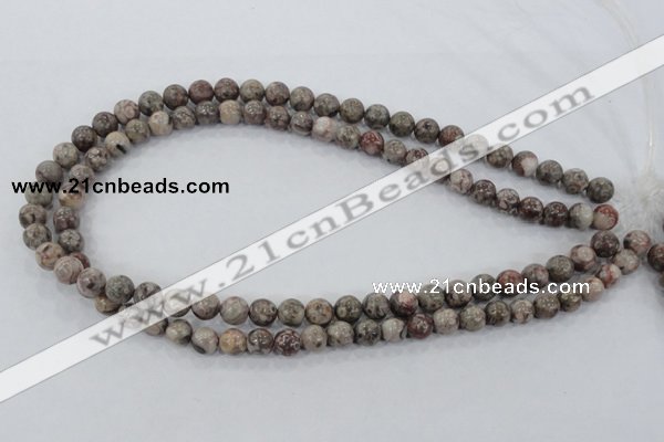 CMB02 15.5 inches 6mm round natural medical stone beads wholesale