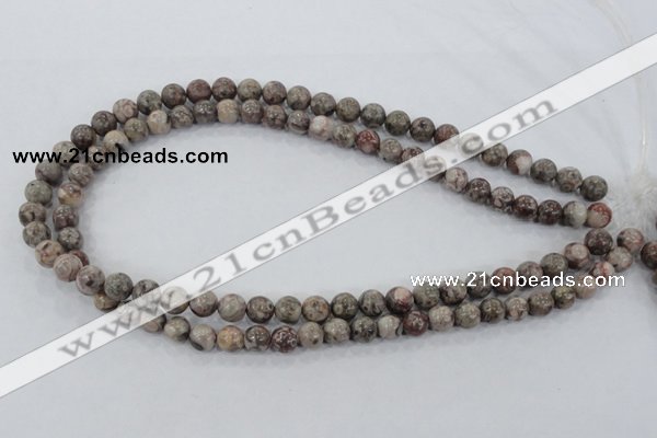 CMB03 15.5 inches 8mm round natural medical stone beads wholesale