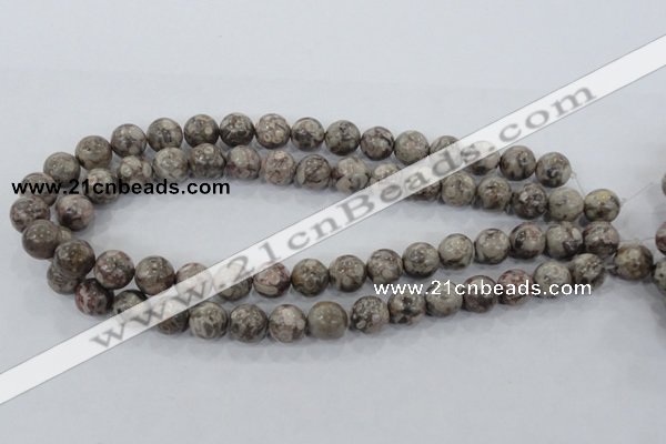 CMB05 15.5 inches 12mm round natural medical stone beads wholesale