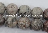 CMB07 15.5 inches 16mm round natural medical stone beads wholesale