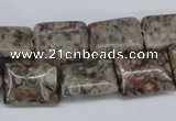 CMB26 15.5 inches 12*16mm rectangle natural medical stone beads