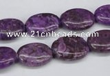 CMB36 15.5 inches 13*18mm oval dyed natural medical stone beads