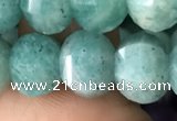 CME211 15.5 inches 7*9mm - 8*10mm pumpkin amazonite beads