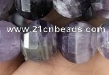 CME239 15.5 inches 10*11mm - 10*12mm pumpkin dogtooth amethyst beads