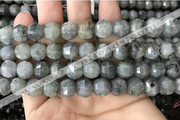 CME240 15.5 inches 10*11mm - 10*12mm pumpkin labradorite beads