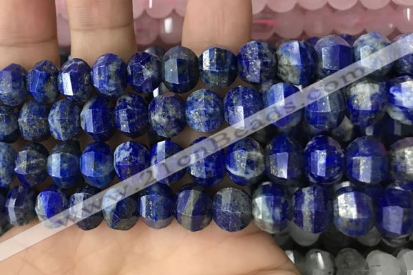 CME245 15.5 inches 10*11mm - 10*12mm pumpkin lapis lazuli beads