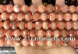CME304 15.5 inches 8*11mm - 9*12mm pumpkin moonstone beads
