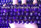 CME317 15.5 inches 8*10mm pumpkin amethyst gemstone beads