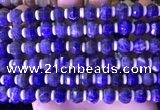 CME318 15.5 inches 8*10mm pumpkin sodalite gemstone beads