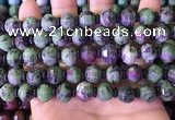 CME329 15.5 inches 9*11mm - 10*12mm pumpkin ruby zoisite beads