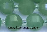 CME367 15 inches 10mm pumpkin green aventurine beads