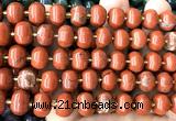 CME408 15 inches 8*12mm pumpkin red jasper beads wholesale