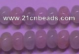 CMG131 15 inches 5*8mm rondelle natural morganite beads wholesale