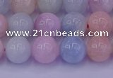 CMG142 15.5 inches 8mm round natural morganite gemstone beads