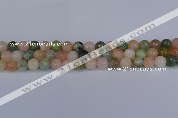 CMG163 15.5 inches 10mm round morganite gemstone beads wholesale