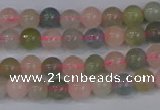 CMG171 15.5 inches 6mm round morganite gemstone beads wholesale