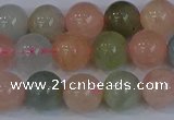 CMG173 15.5 inches 10mm round morganite gemstone beads wholesale