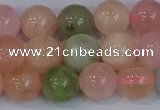 CMG174 15.5 inches 12mm round morganite gemstone beads wholesale