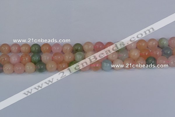 CMG174 15.5 inches 12mm round morganite gemstone beads wholesale