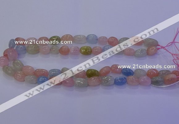 CMG227 15.5 inches 10*12mm - 12*16mm nuggets morganite beads