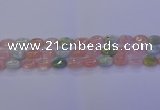 CMG237 15.5 inches 8*12mm oval morganite beads wholesale