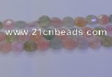 CMG256 15.5 inches 16mm faceted coin morganite beads