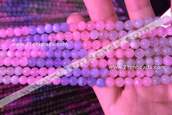 CMG315 15.5 inches 6mm round morganite gemstone beads