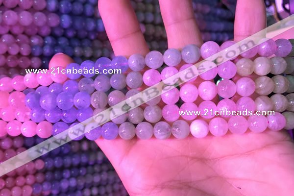 CMG316 15.5 inches 7mm round morganite gemstone beads