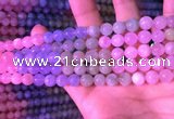 CMG317 15.5 inches 8mm round morganite gemstone beads