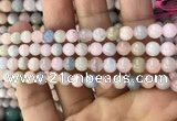 CMG330 15.5 inches 6mm round morganite beads wholesale