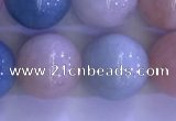 CMG365 15.5 inches 14mm round natural morganite gemstone beads