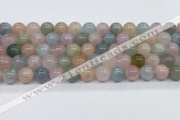 CMG393 15.5 inches 10mm round morganite gemstone beads