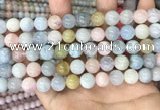 CMG404 15.5 inches 10mm round morganite beads wholesale