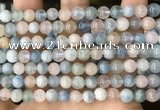 CMG420 15.5 inches 6mm round natural morganite gemstone beads