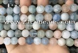 CMG422 15.5 inches 10mm round natural morganite gemstone beads