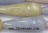 CMG465 15 inches 10*30mm teardrop morganite gemstone beads